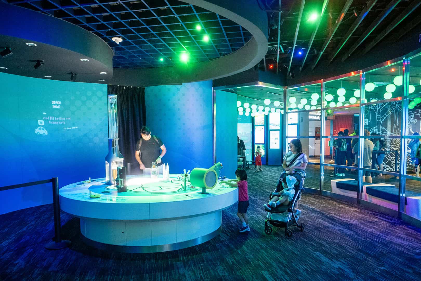 Ook leuk voor de ouders (Petrosains Discovery Centre in Kuala Lumpur)