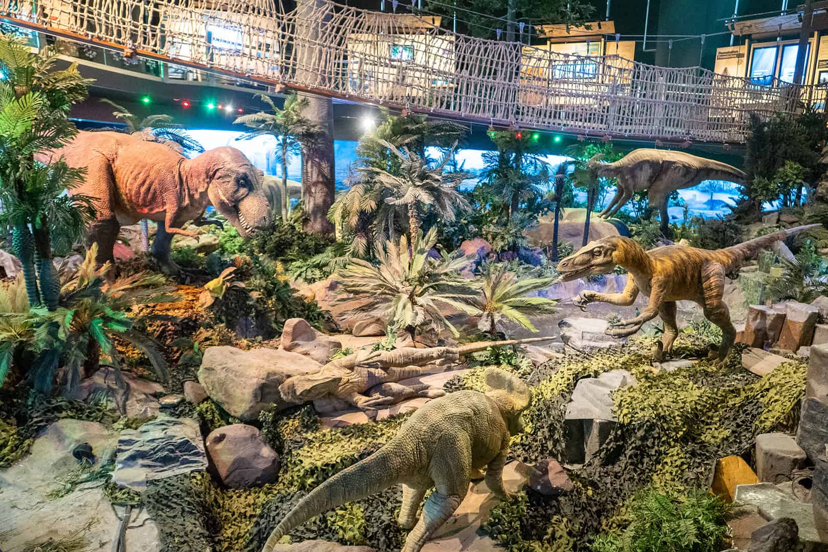 Dinosaurus bij Petrosains Discovery Centre in Kuala Lumpur