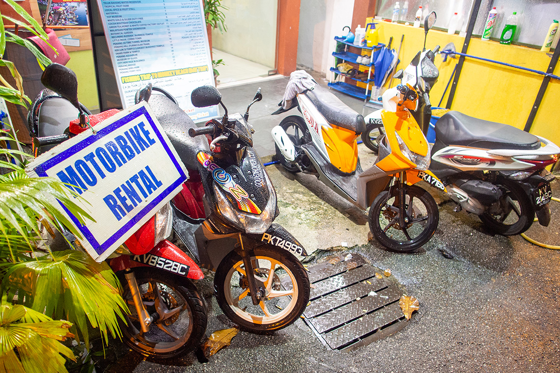 Scooter huren in Maleisië