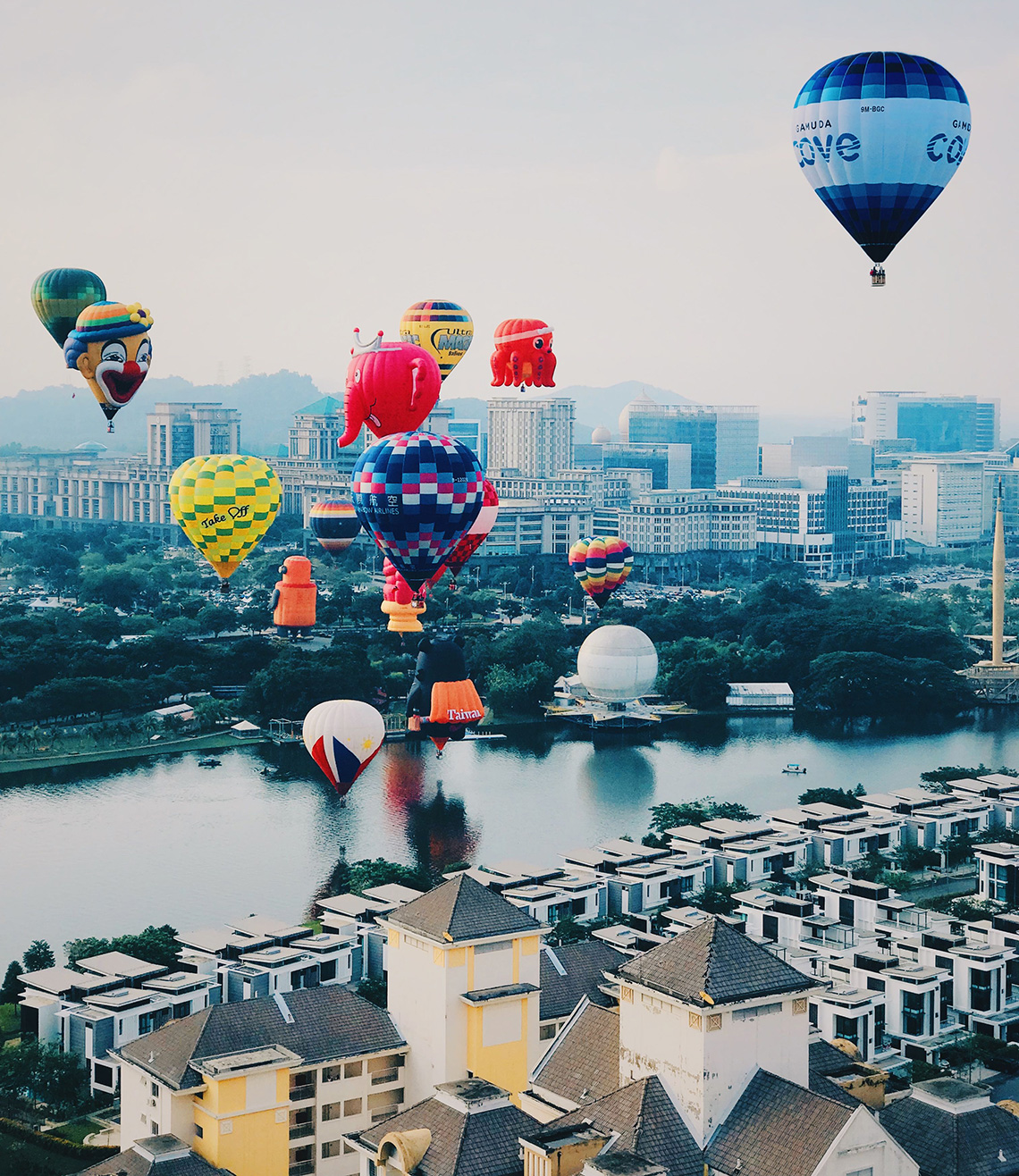 Heteluchtballon festival van Maleisië