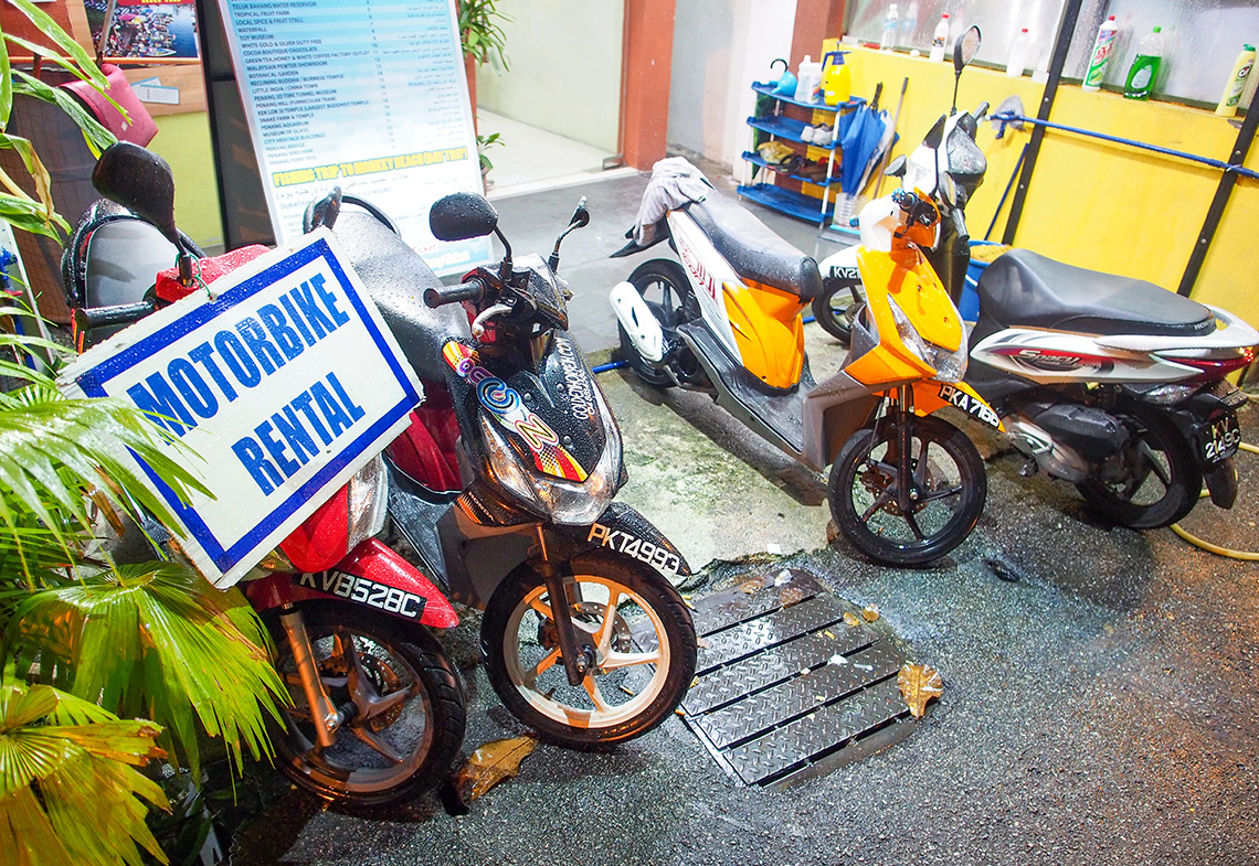 Tips voor het huren van een scooter in Maleisië