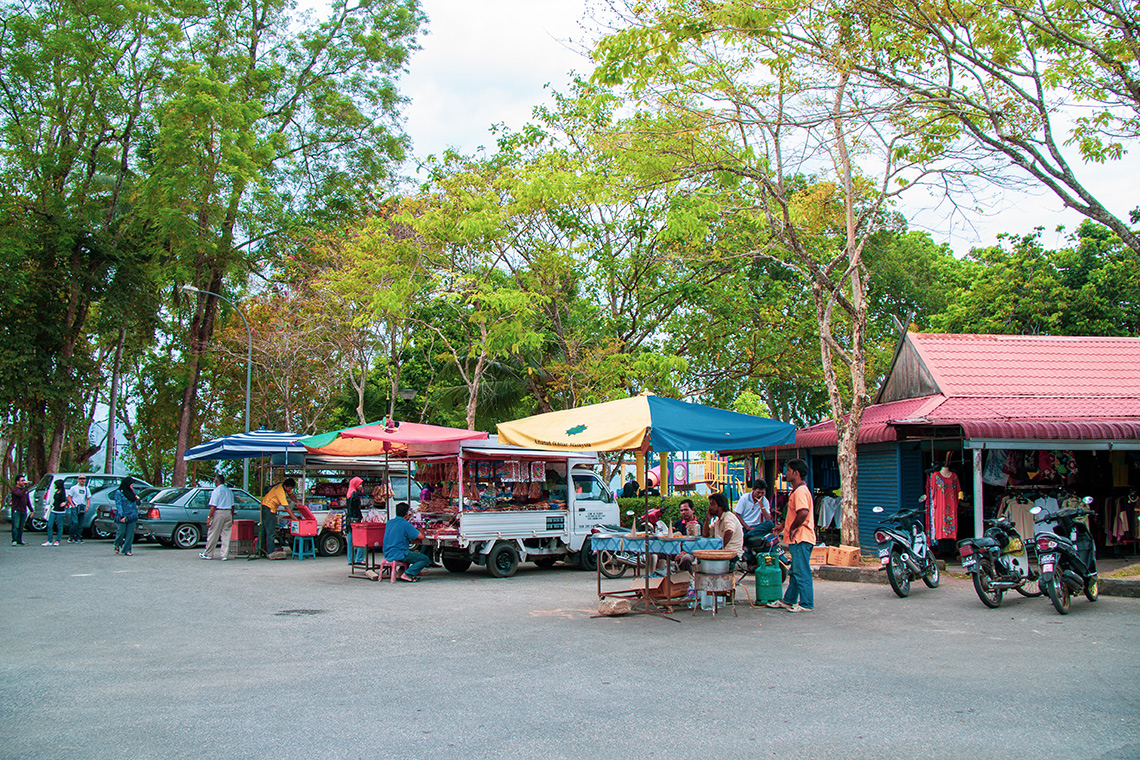 Black Sand Beach op het eiland Langkawi