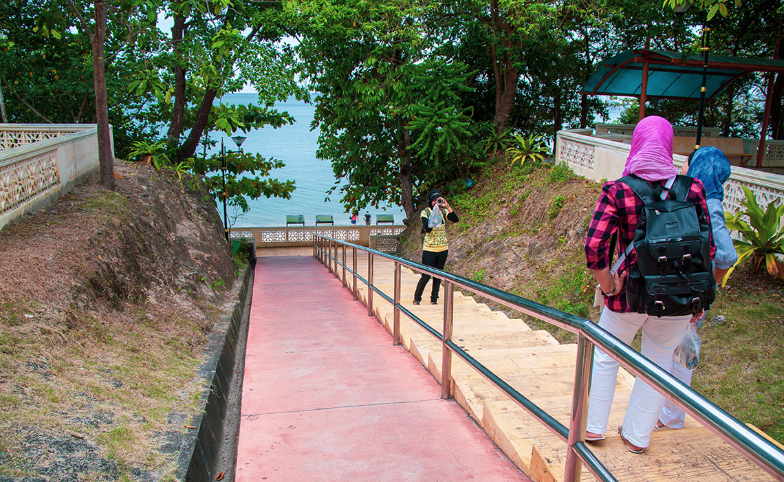 Black Sand Beach op het eiland Langkawi