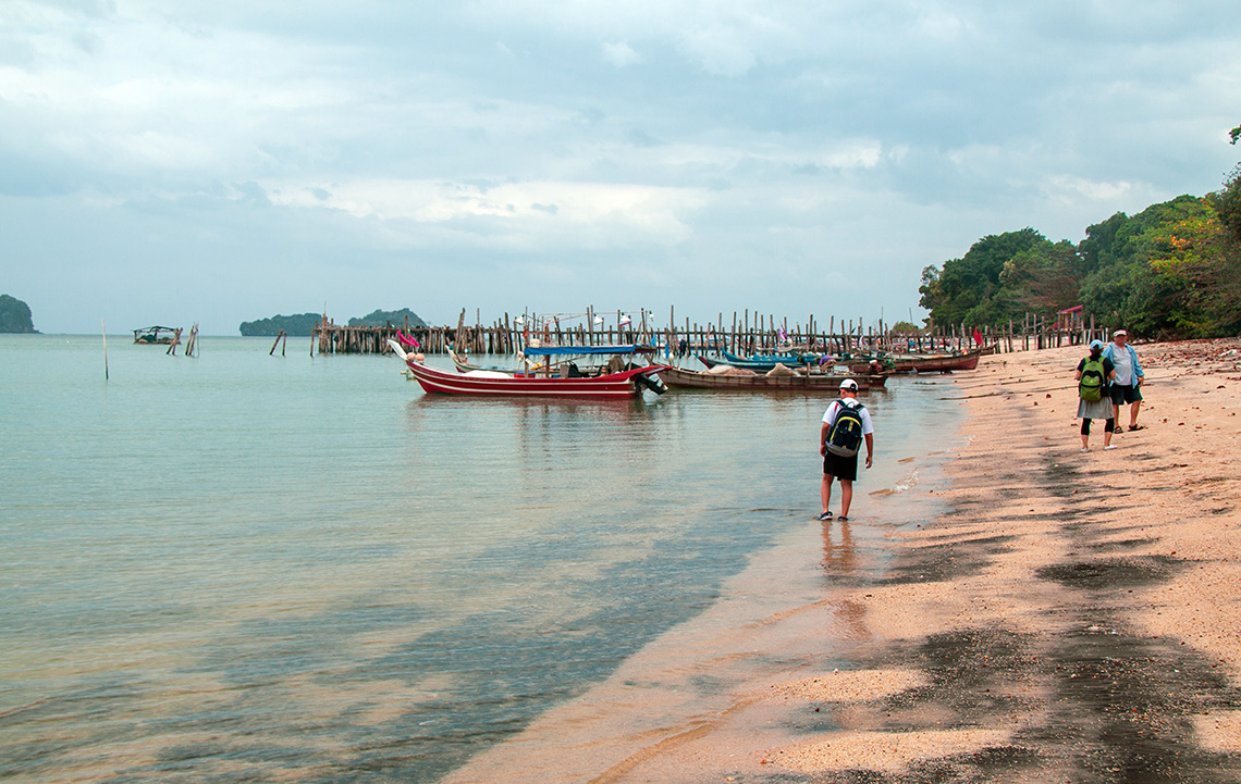 Black Sand Beach op het eiland Langkawi