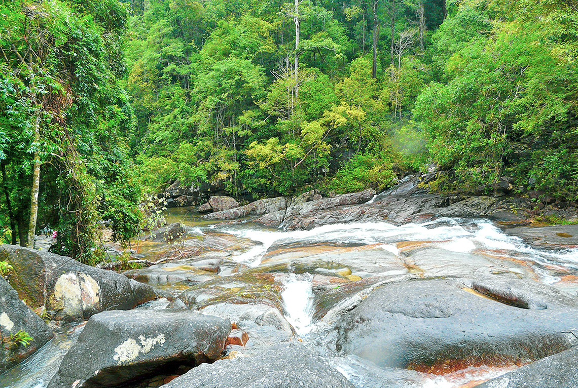 Seven Wells waterval op Langkawi