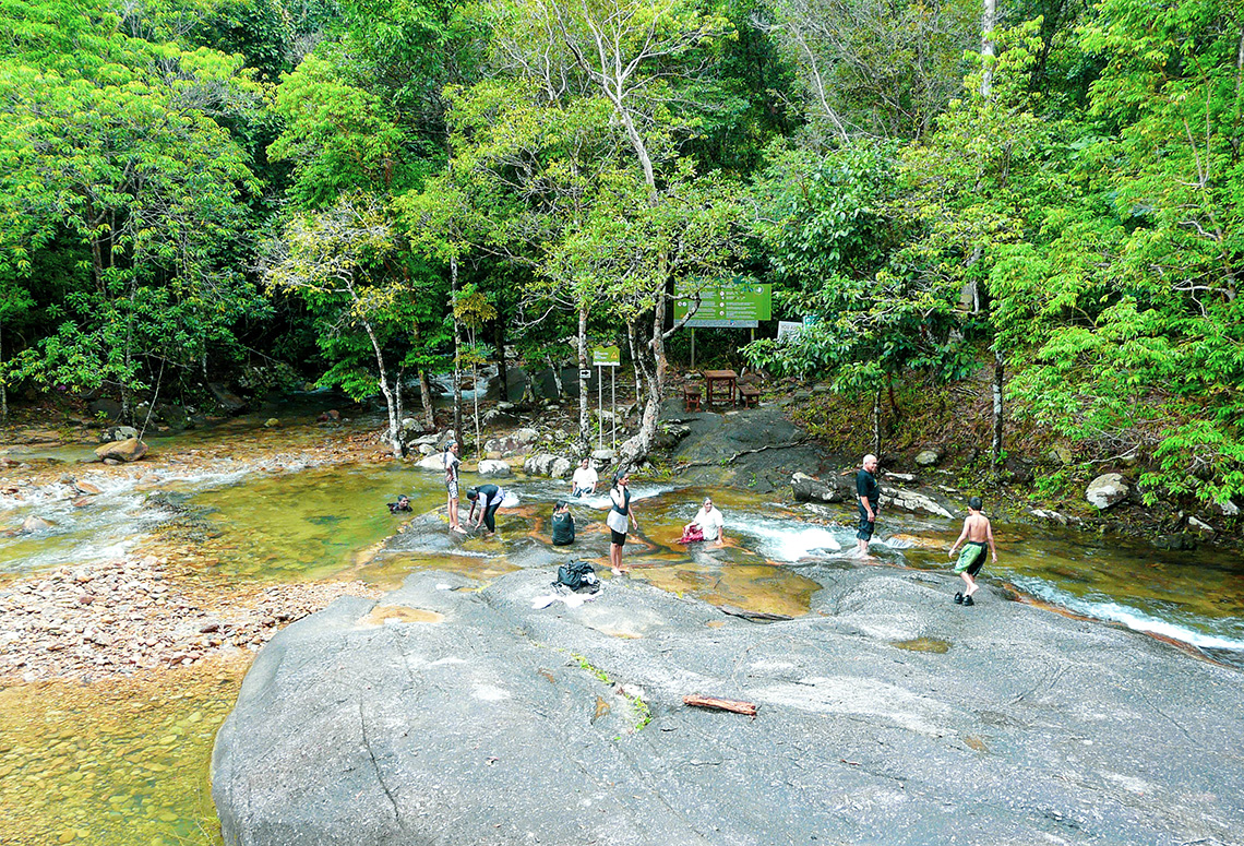 Seven Wells waterval op Langkawi