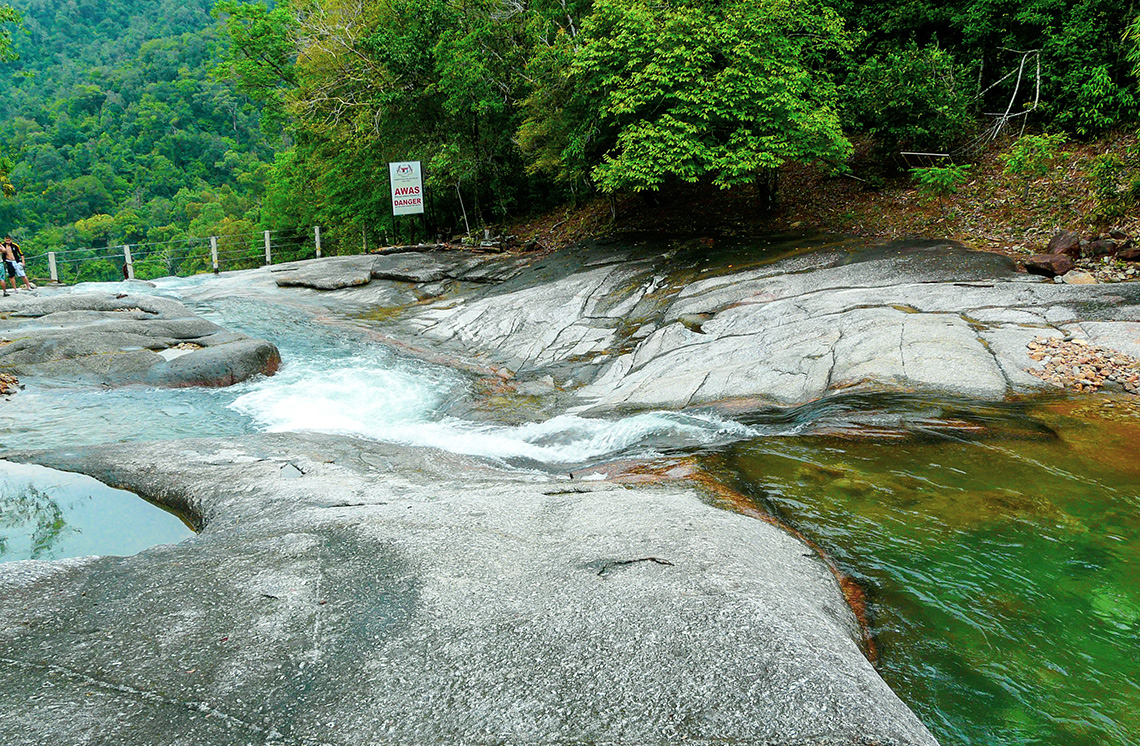 Seven Wells waterval op Langkawi