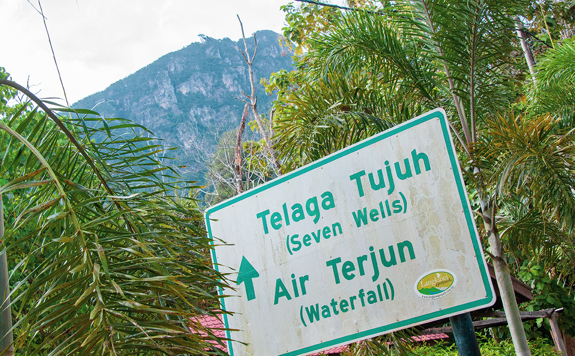 Seven Wells waterval op Langkawi