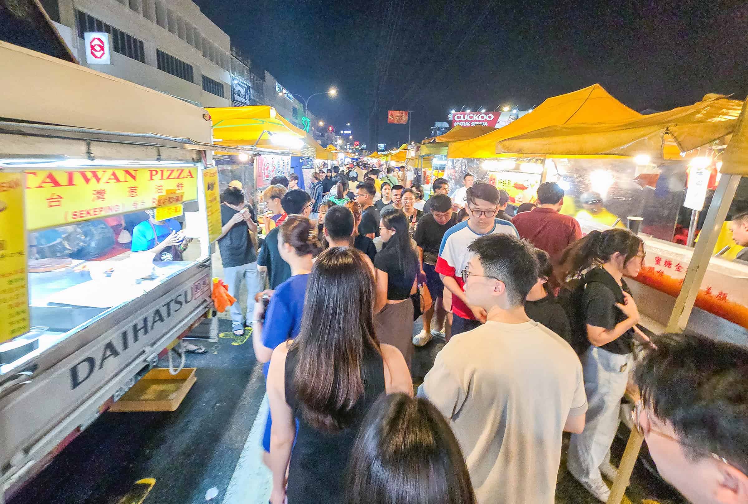 Taman Connaught Night Market in Kuala Lumpur