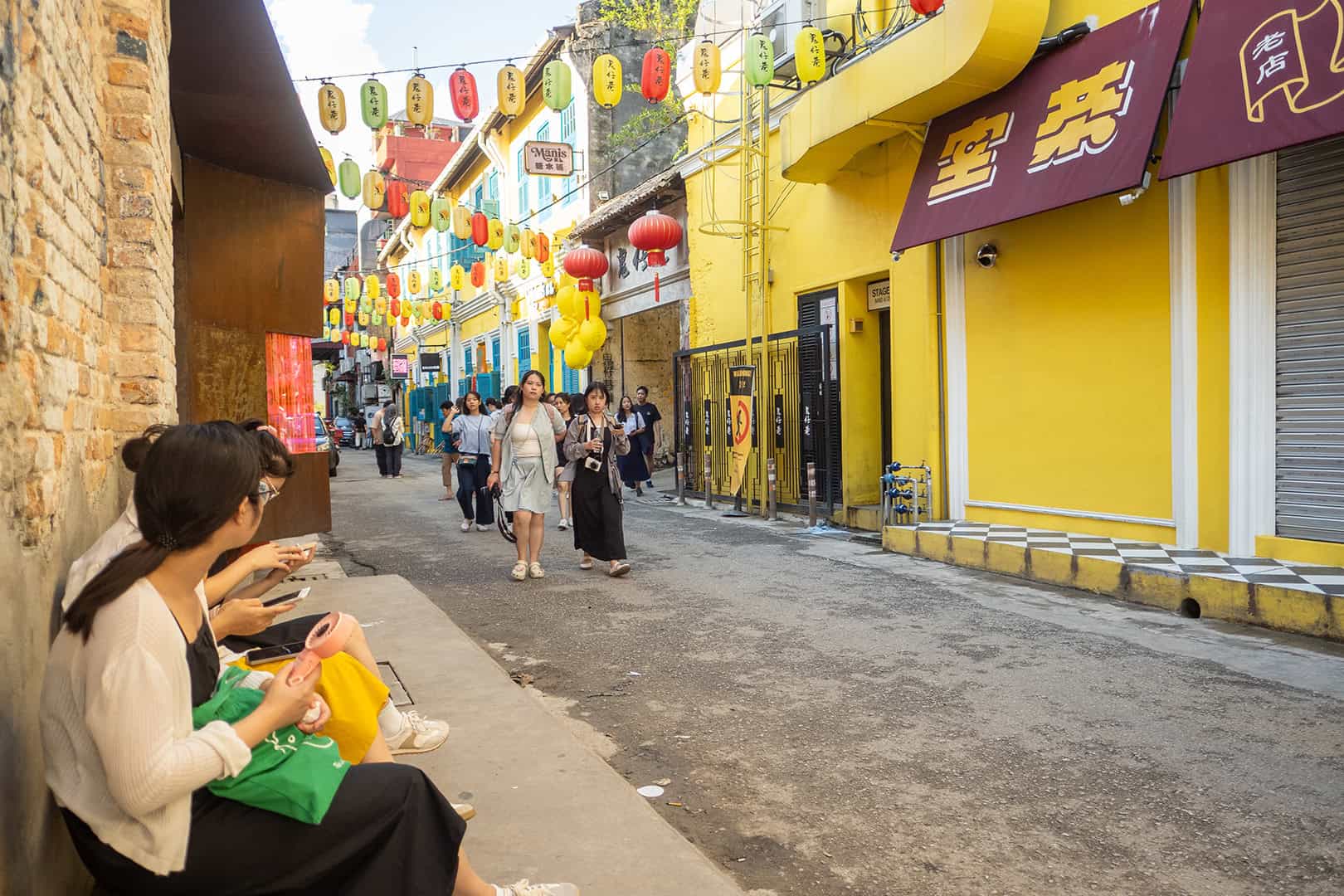 Lorong Panggung dichtbij Kwai Chai Hong in Chinatown, Kuala Lumpur