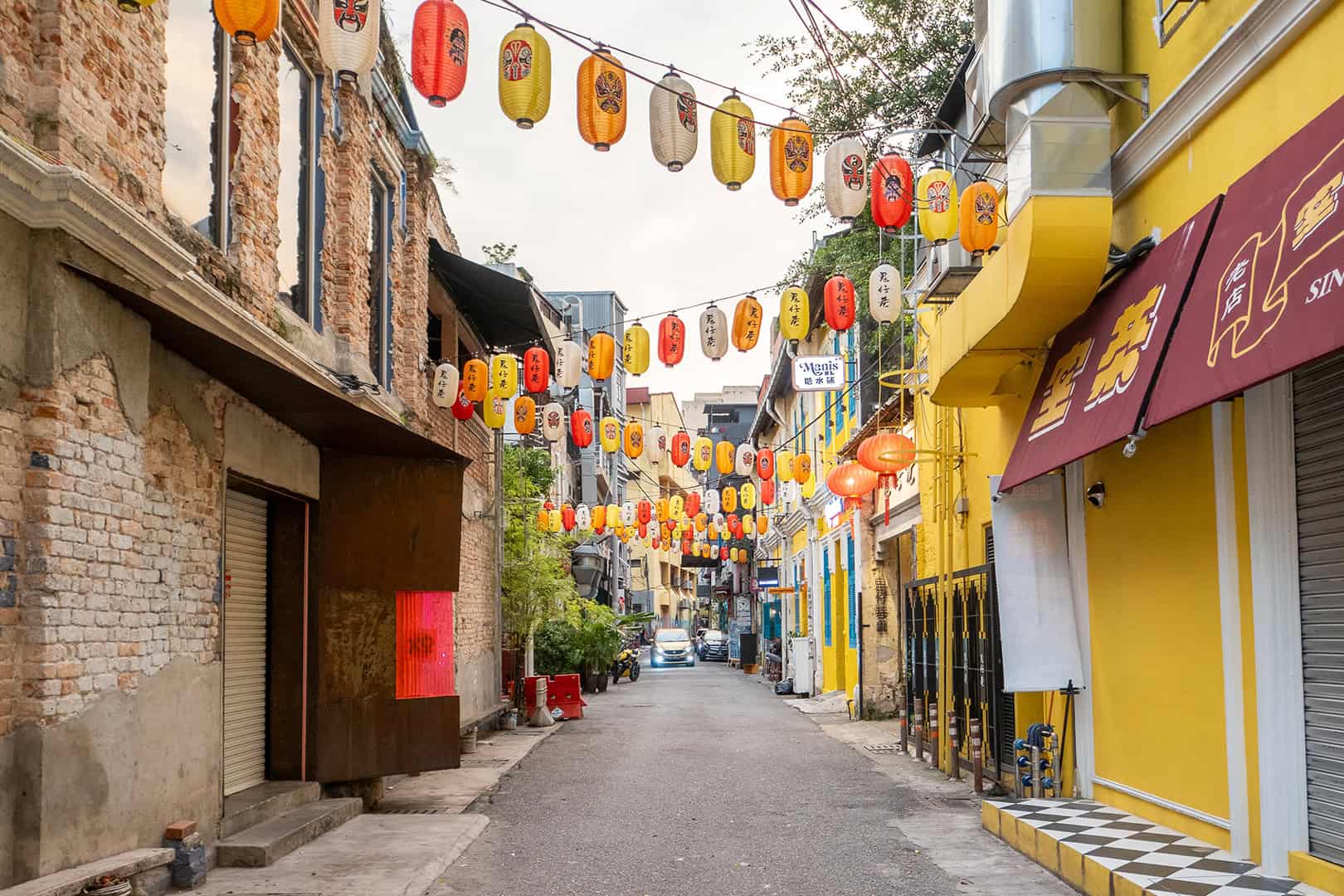 Versiering Jalan Lorong Panggung, dichtbij Kwai Chai Hong