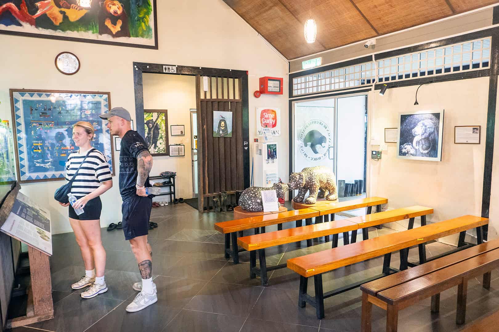 Small museum at Bornean Sun Bear Conservation Centre (BSBCC)
