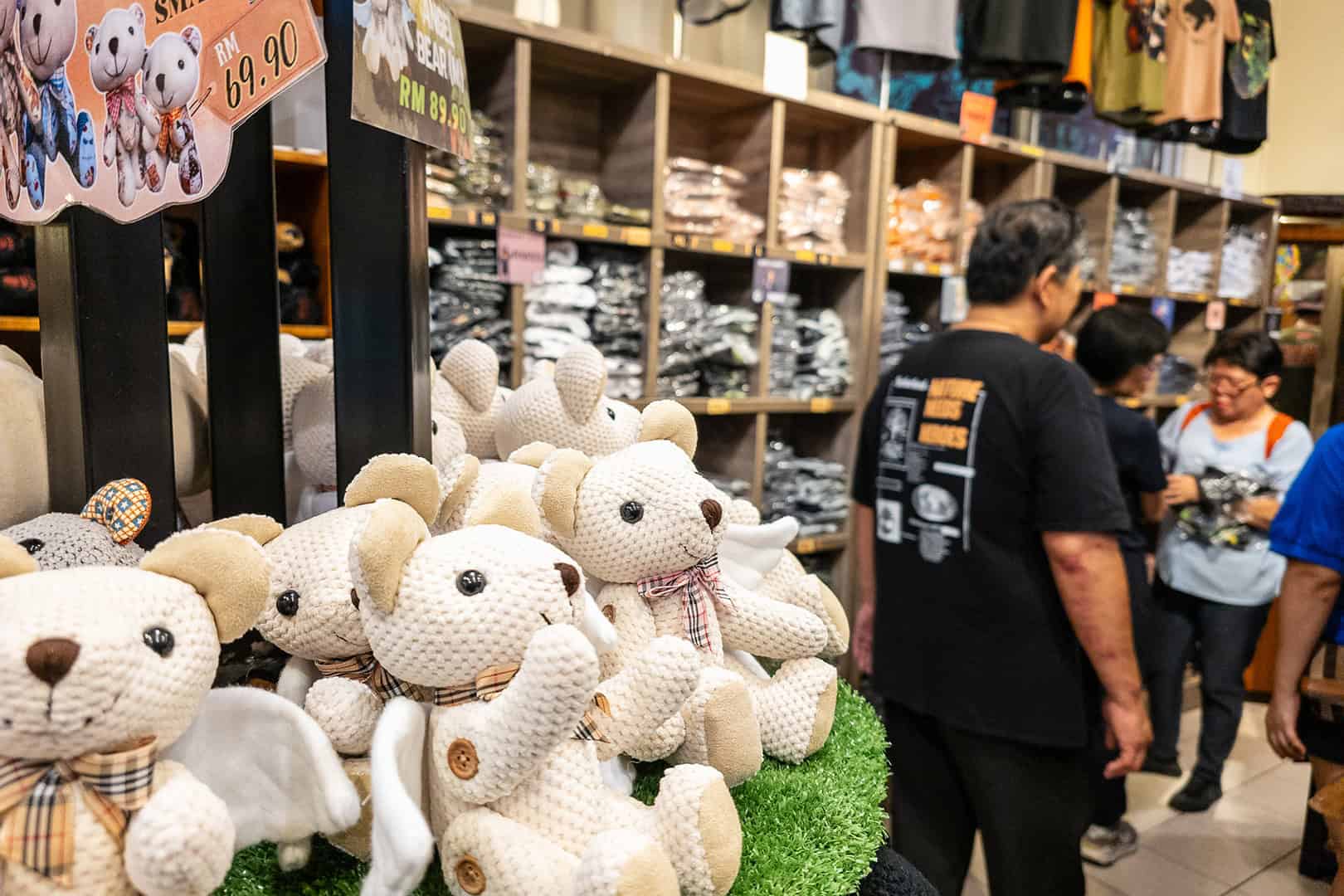 Inside the gift shop at the Bornean Sun Bear Conservation Centre (BSBCC) in Sabah