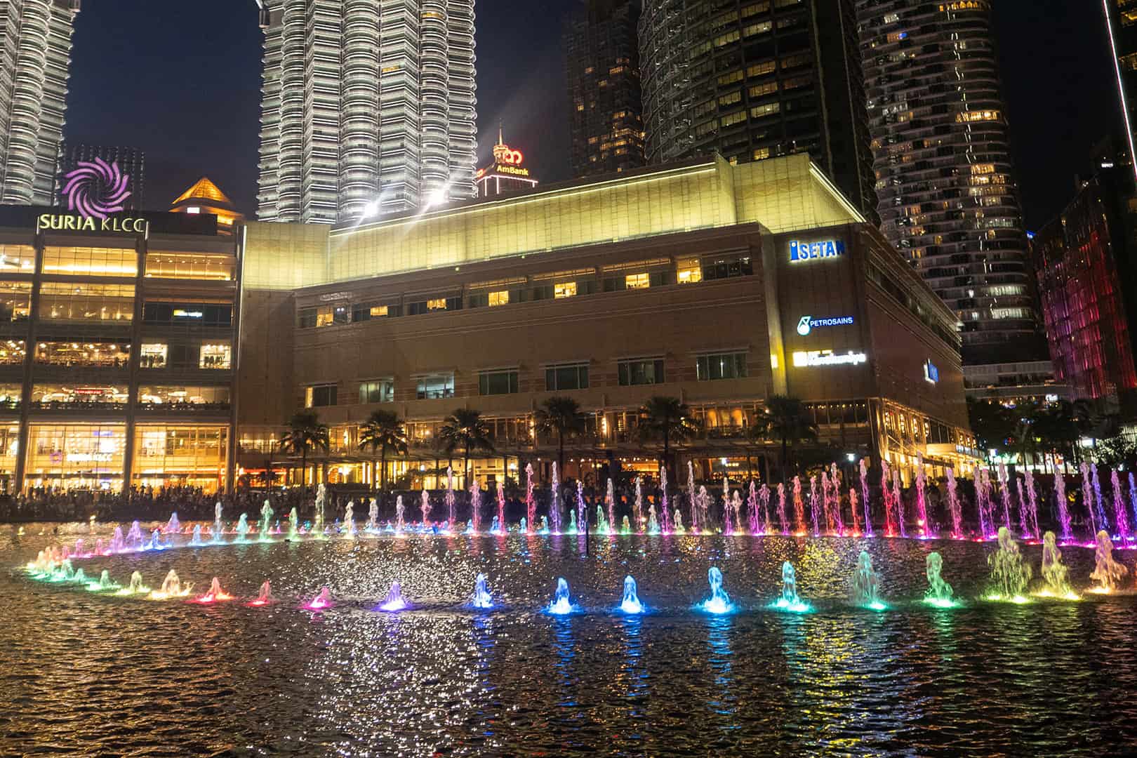 Lake Symphony Water Show, Suria KLCC in Kuala Lumpur