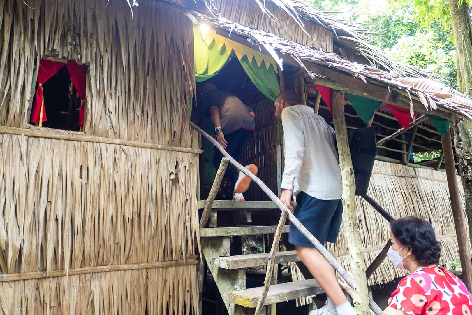 Het huis in bij Mari Mari Cultural Village (Kota Kinabalu)