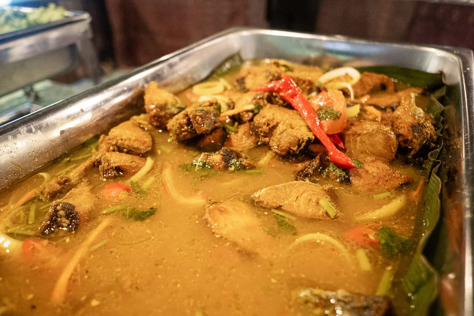 Heerlijk eten bij Mari Mari Cultural Village (Kota Kinabalu)