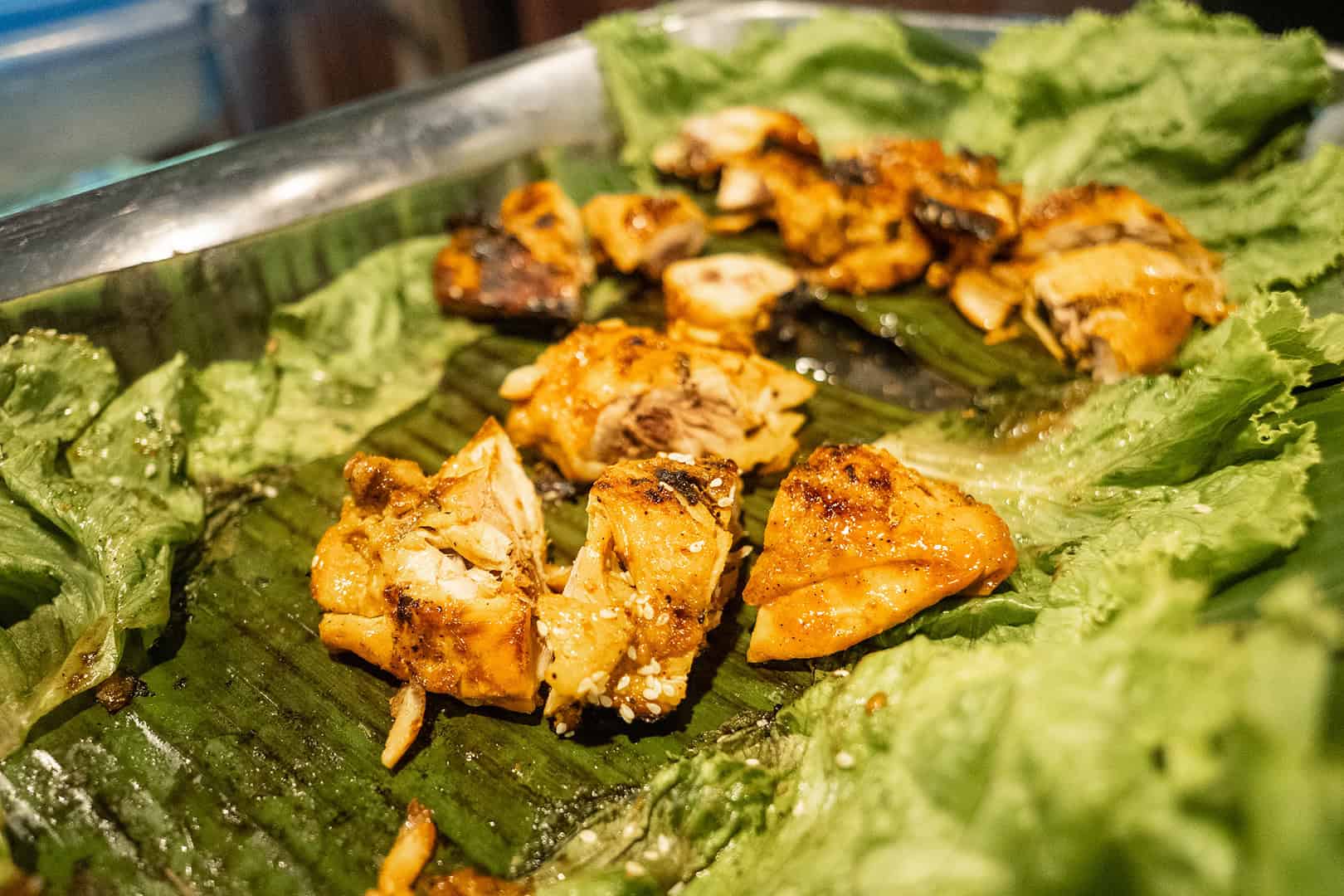 Lekkere gerechten bij Mari Mari Cultural Village (Kota Kinabalu)