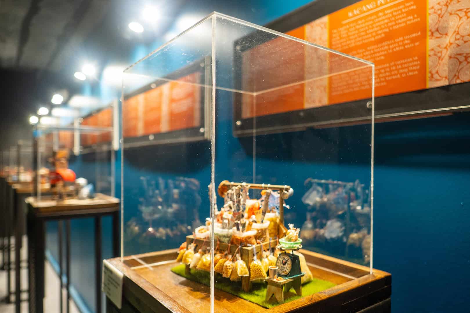 Vitrine bij MinNature Malaysia in Kuala Lumpur