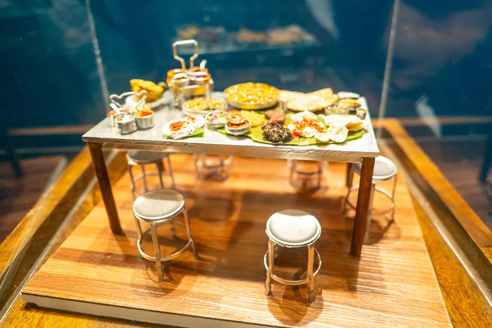 Eten in het klein bij MinNature Malaysia in Kuala Lumpur