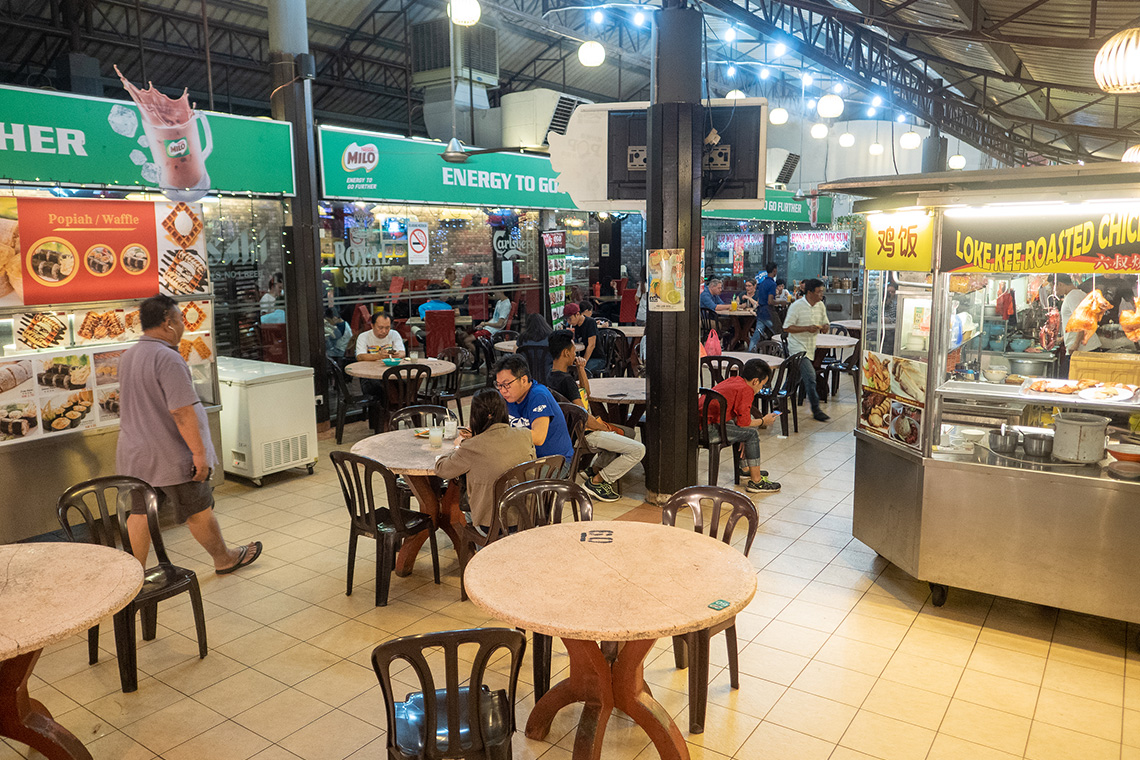 Tafeltjes bij Ming Tien Food Court