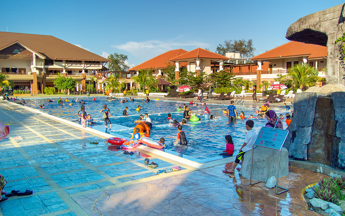 Tok Aman Bali Resort Zwembad