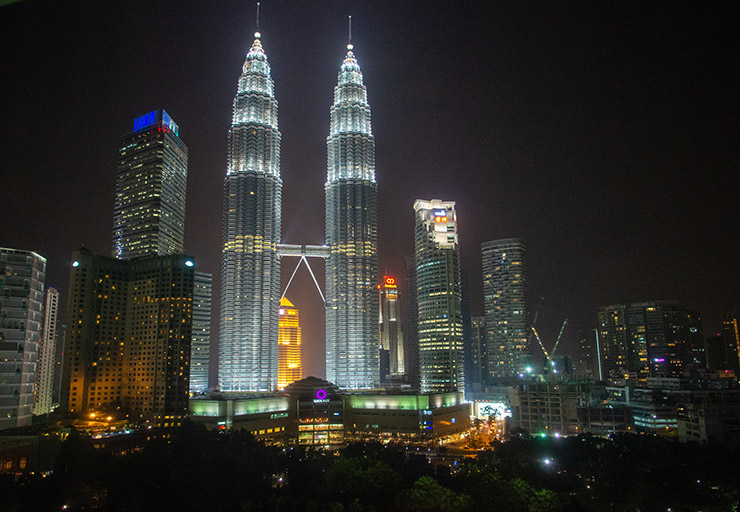 Petronas Twin Towers by Night