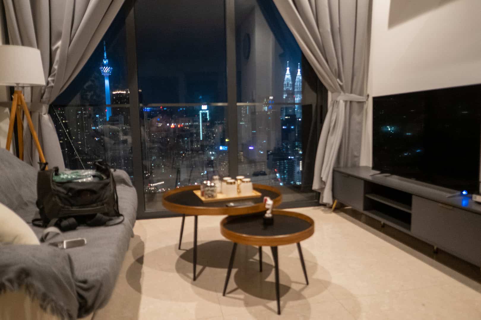 KL by night, Lucentia Residences, Lalaport BBCC in Kuala Lumpur