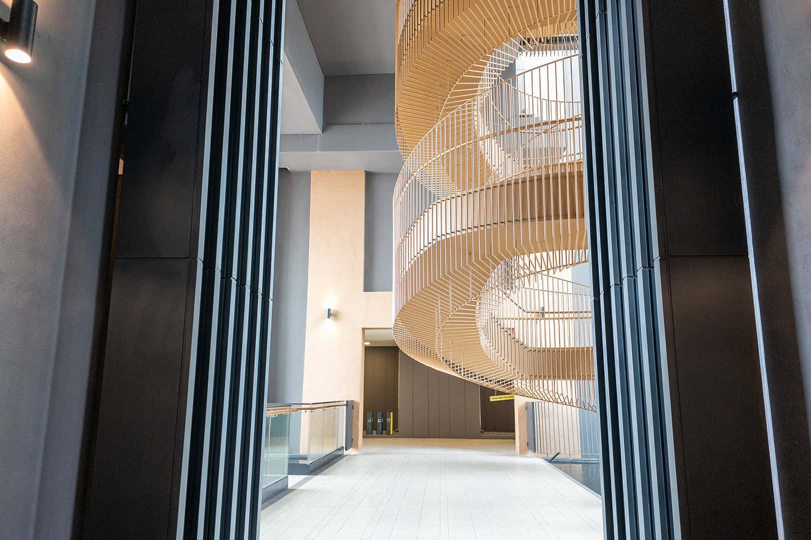 Schitterende trap, Lucentia Residences, Lalaport BBCC in Kuala Lumpur