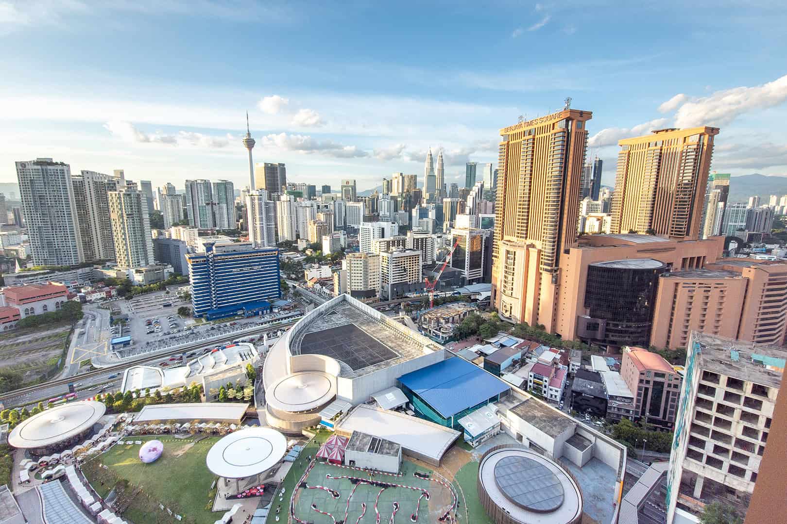 Uitzicht KL Skyline, Lucentia Residences, Lalaport BBCC in Kuala Lumpur
