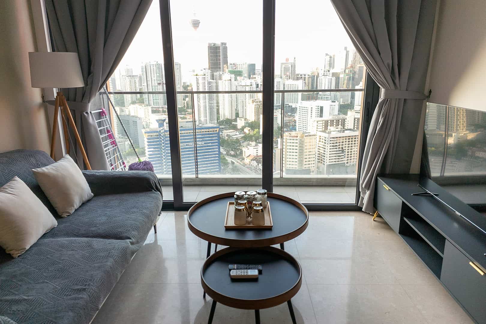 Uitzicht, Lucentia Residences, Lalaport BBCC in Kuala Lumpur