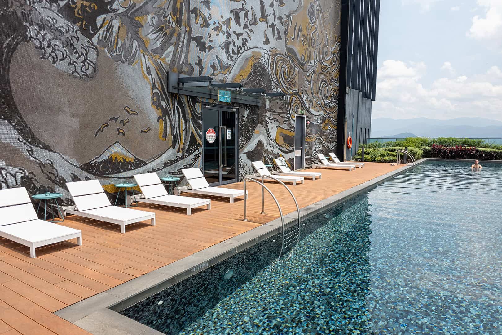 Zwembad Star Suites KLCC (binnen Star Residences).