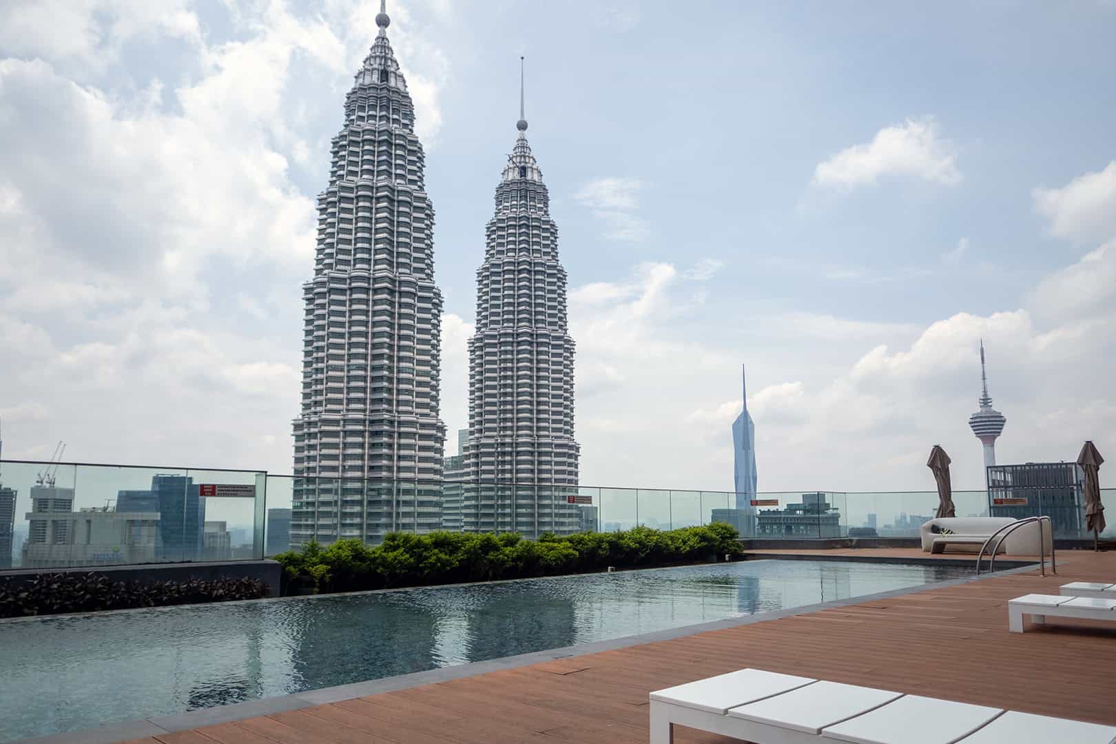 Uitzicht op Petronas Twin Towers