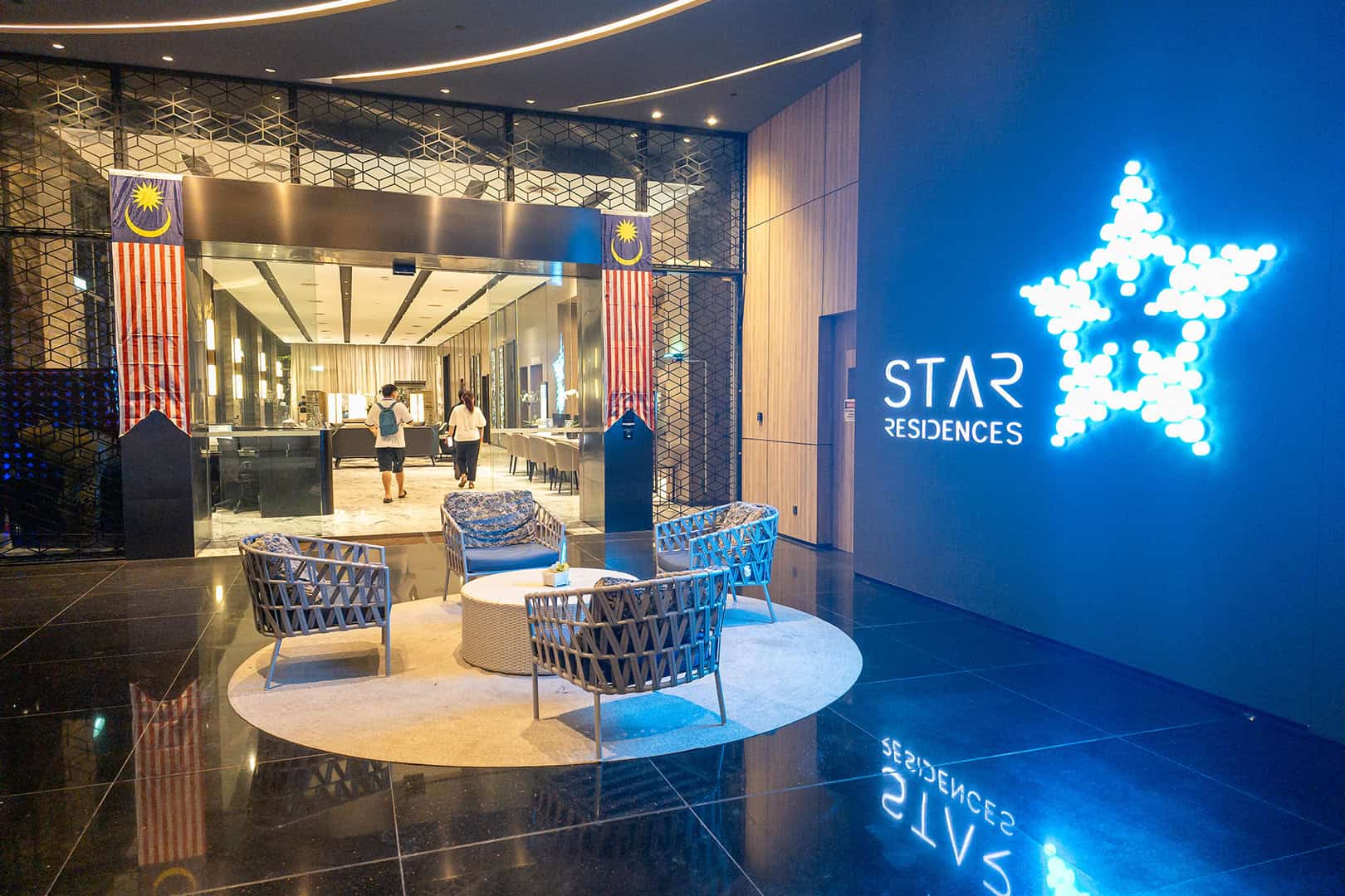 Ingang Star Suites KLCC (Star Residence Kuala Lumpur).