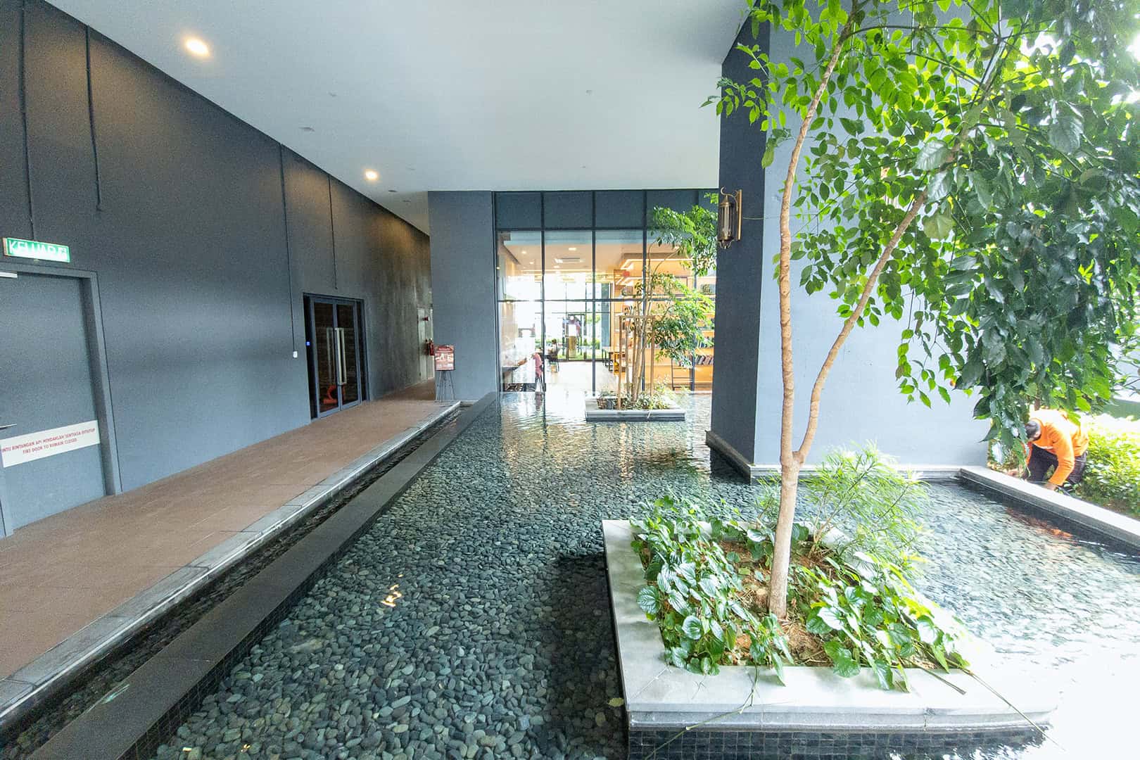 Zen tuin bij Star Suites KLCC (Star Residence Kuala Lumpur).