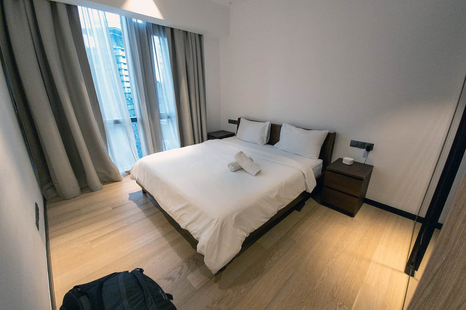 Slaapkamer Star Suites KLCC (binnen Star Residences).