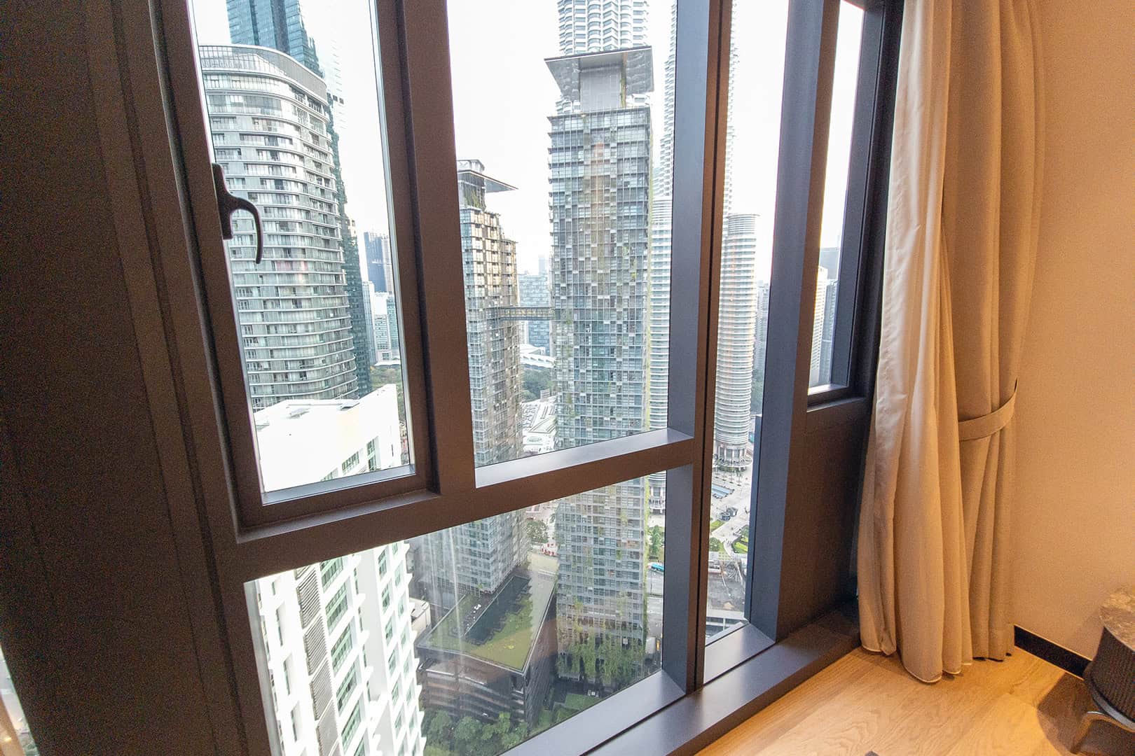Uitzicht Star Suites KLCC (binnen Star Residences).