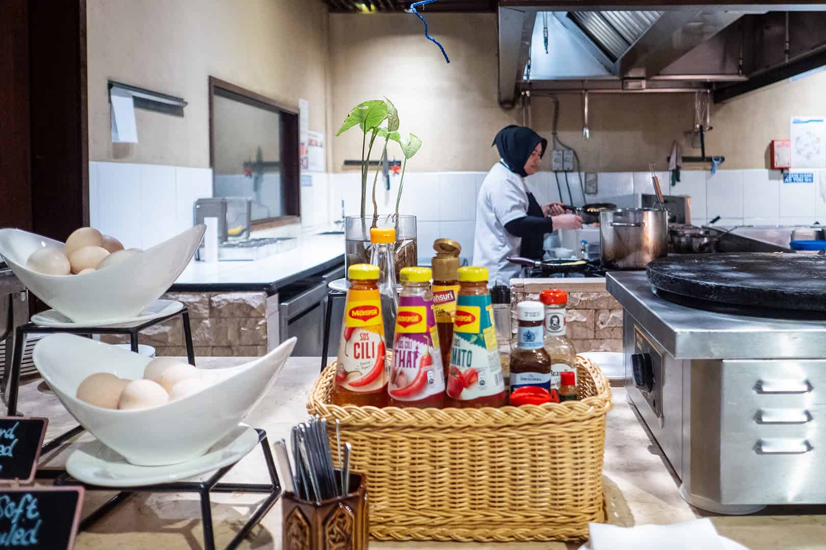 Open keuken Mulu Marriott Resort