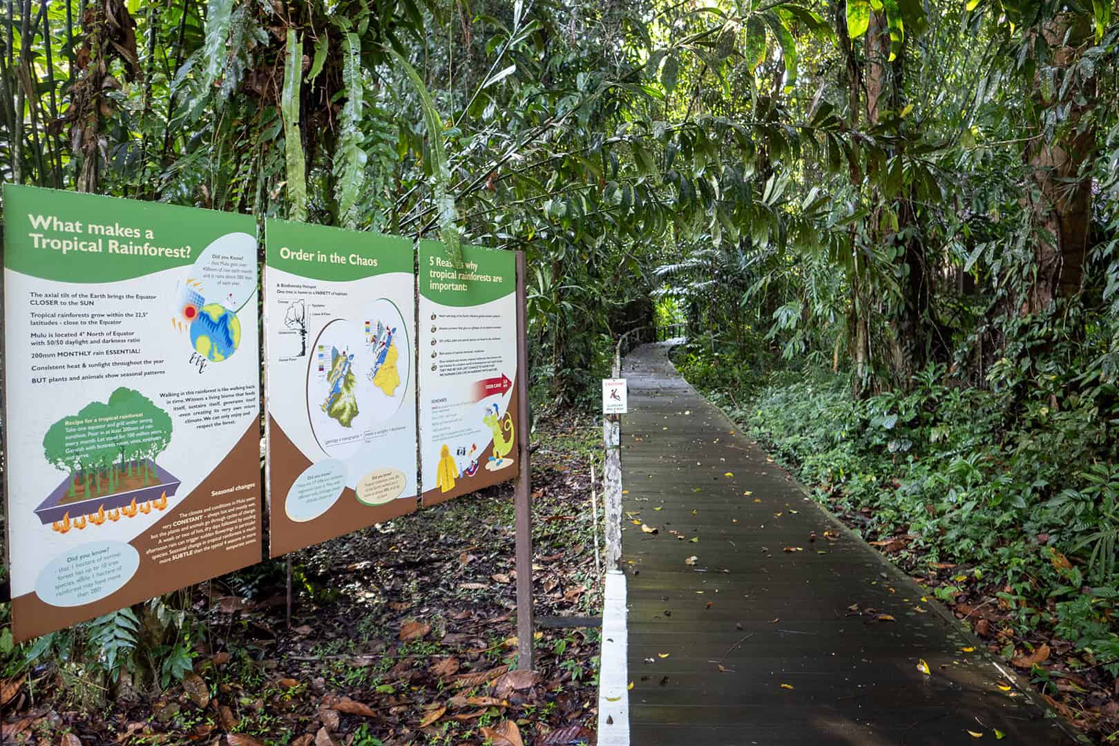 Informatieborden Mulu Park HQ