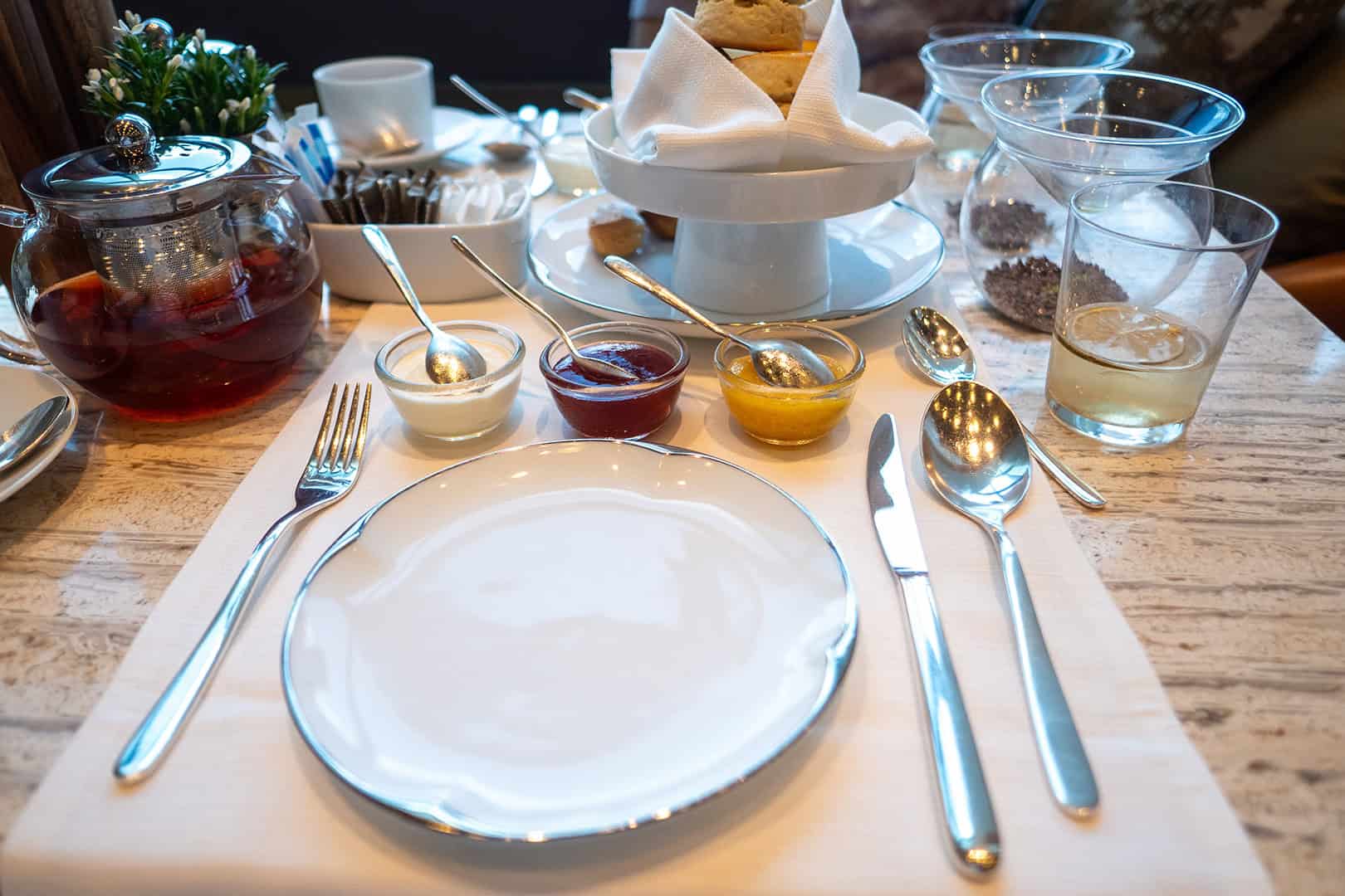 Park Hyatt Kuala Lumpur - Afternoon Tea - Gedekte tafel