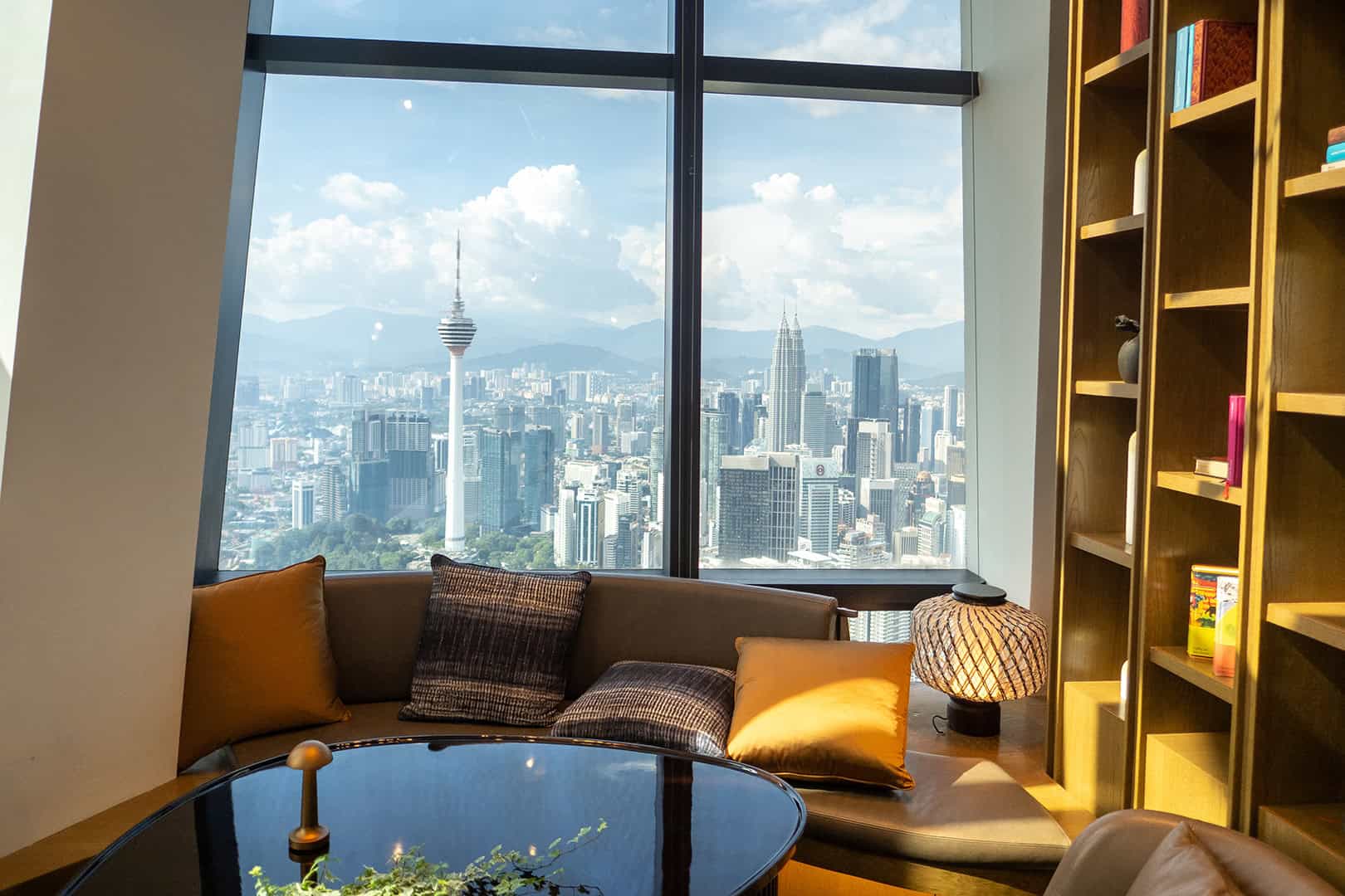 Park Hyatt KL: Leeshoek met uitzicht