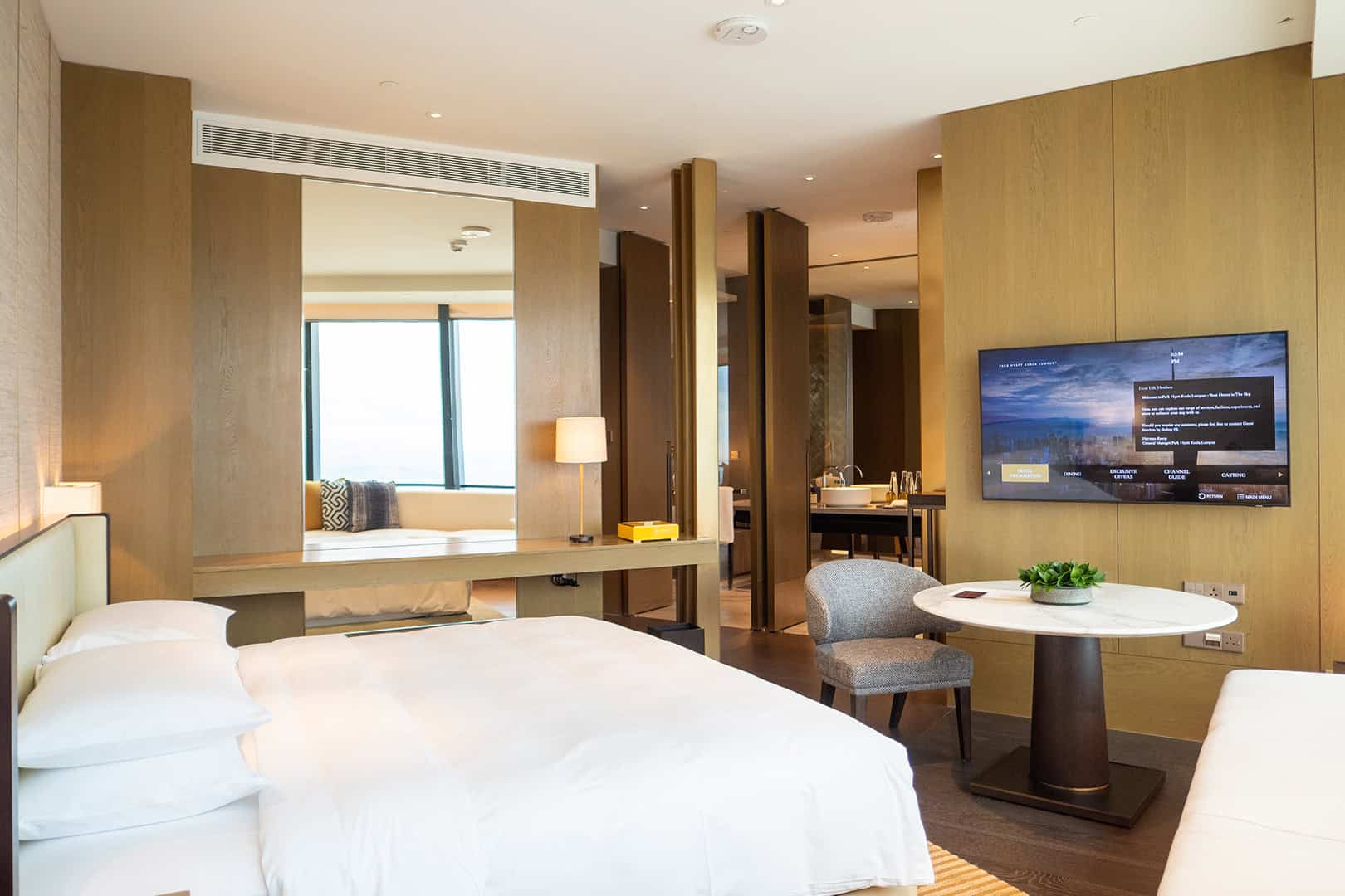 Hotelkamer Park Hyatt Kuala Lumpur: Kamerindeling