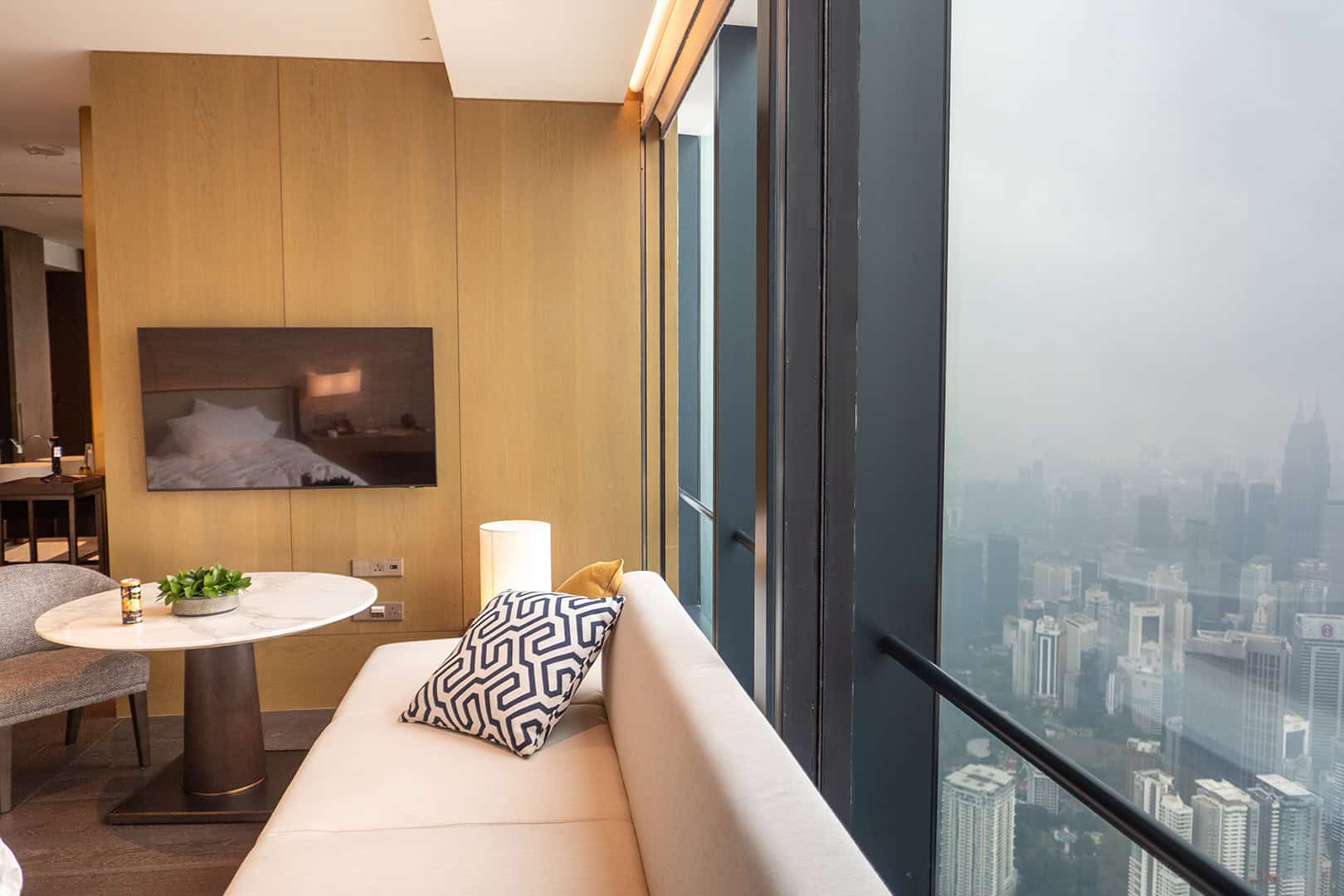 Hotelkamer Park Hyatt Kuala Lumpur: Bewolkt