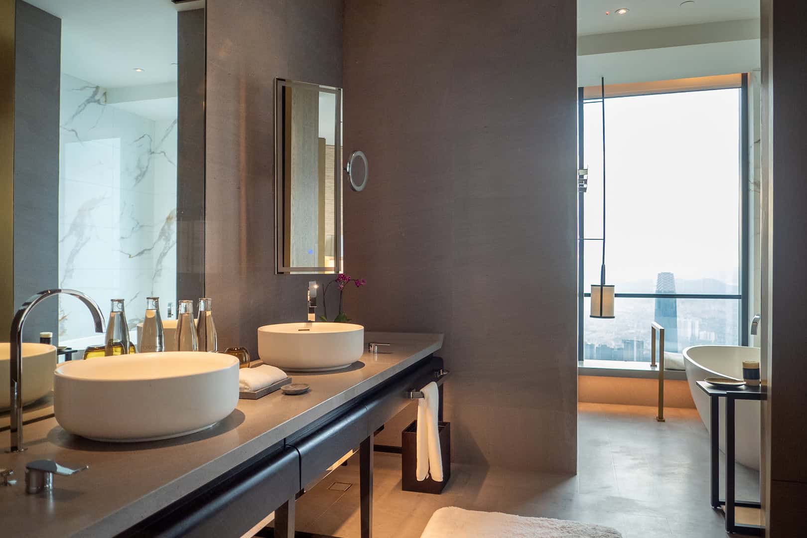 Hotelkamer Park Hyatt Kuala Lumpur: Badkamer en bad
