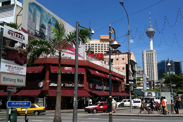 Richting Jalan Alor en Changkat