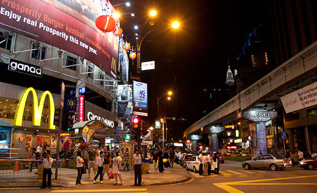 Bukit Bintang by night