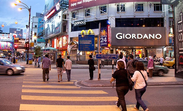 Bukit Bintang centrum van KL