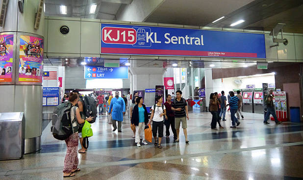 KL Sentral treinstation 4