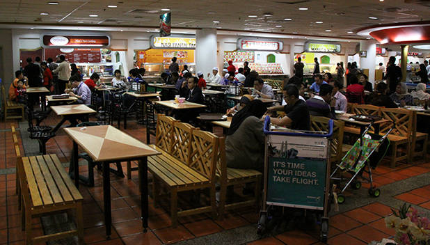 Foodcourt op KLIA