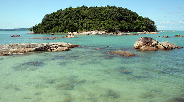 Helder water op Langkawi