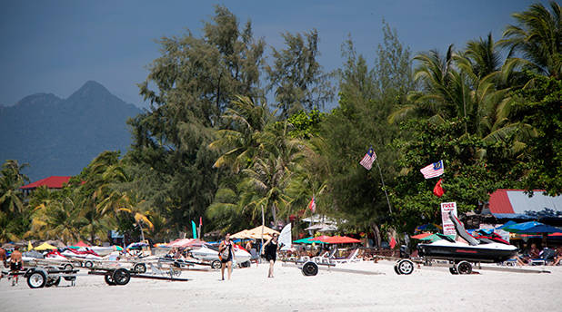 Pantai Cenang strand 3